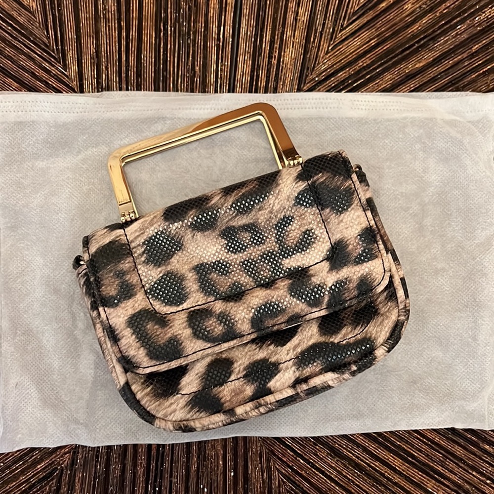 Cache Leopard Print Mini Crossbody Handbag - image 6